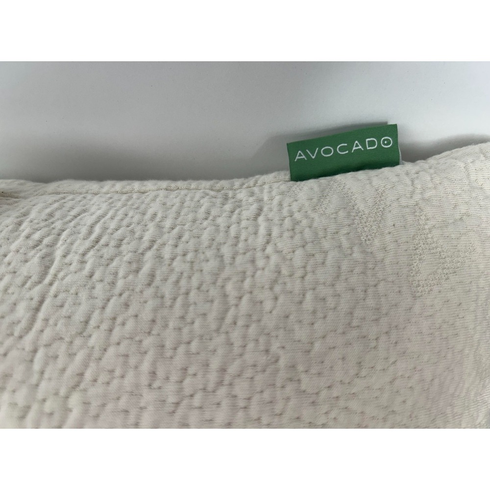Avocado Green Organic Pillow New Out of Box Tags Torn Off - Picture 2 of 2